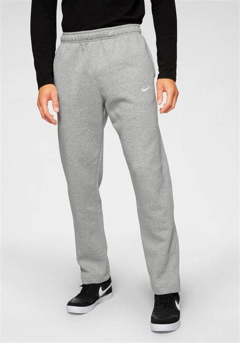 graue nike jogginghose breit herren